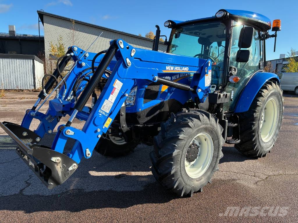 New Holland T4.75 S etukuormaajalla Traktorer