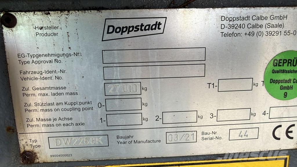 Doppstadt Inventor 6 DW2268K ( 600 Hours ) slow speed shredd Waste Shredders
