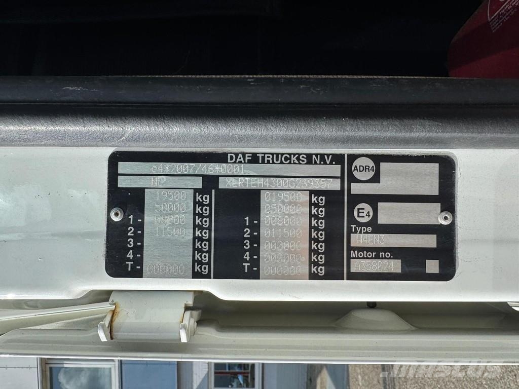 DAF XF 480 4X2 EURO 6 MEGA Tahače