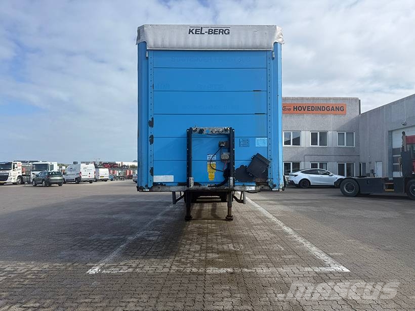 Kel-Berg 2 axle City curtain / City-Plane Tentinės puspriekabės