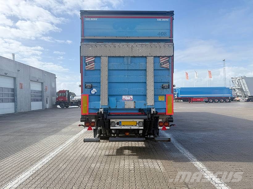 Kel-Berg 2 axle City curtain / City-Plane Tentinės puspriekabės