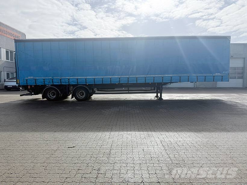 Kel-Berg 2 axle City curtain / City-Plane Tentinės puspriekabės