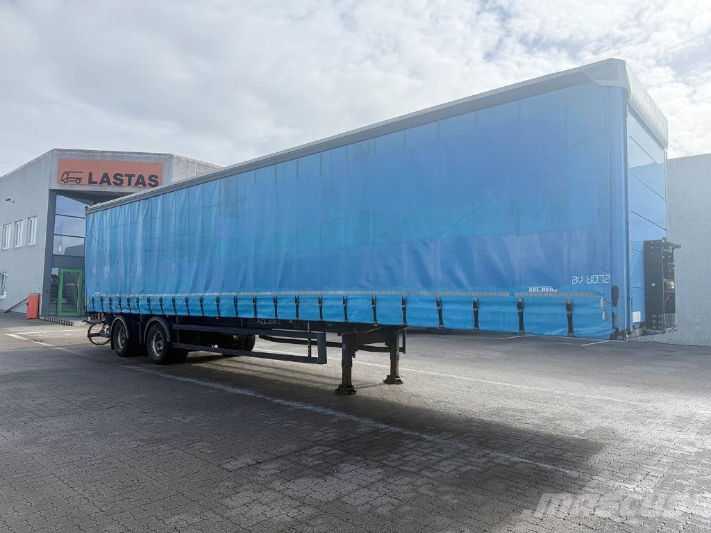 Kel-Berg 2 axle City curtain / City-Plane Tentinės puspriekabės