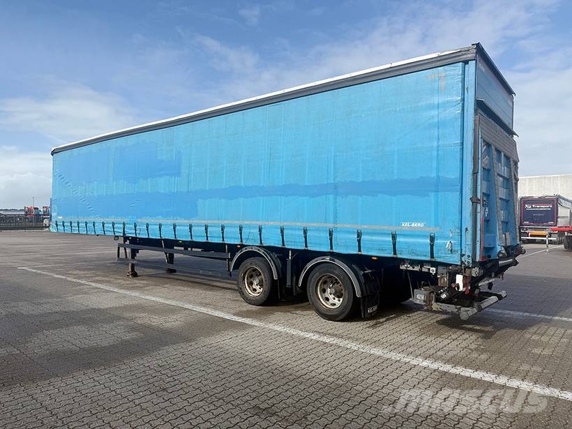 Kel-Berg 2 axle City curtain / City-Plane Tentinės puspriekabės