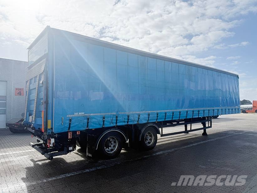 Kel-Berg 2 axle City curtain / City-Plane Tentinės puspriekabės
