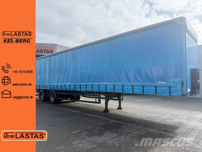 Kel-Berg 2 axle City curtain / City-Plane Tentinės puspriekabės
