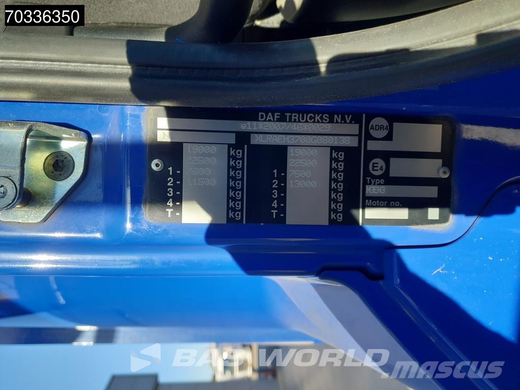 DAF CF 250 CF 4X2 19t NL-Truck APK Curtainsides Automa Tentautod