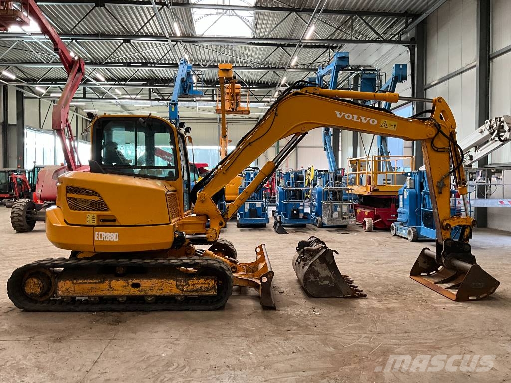 Volvo ECR 88 D 中型油圧ショベル 7ｔ-12ｔ（ユンボ・パワーショベル・バックホー）