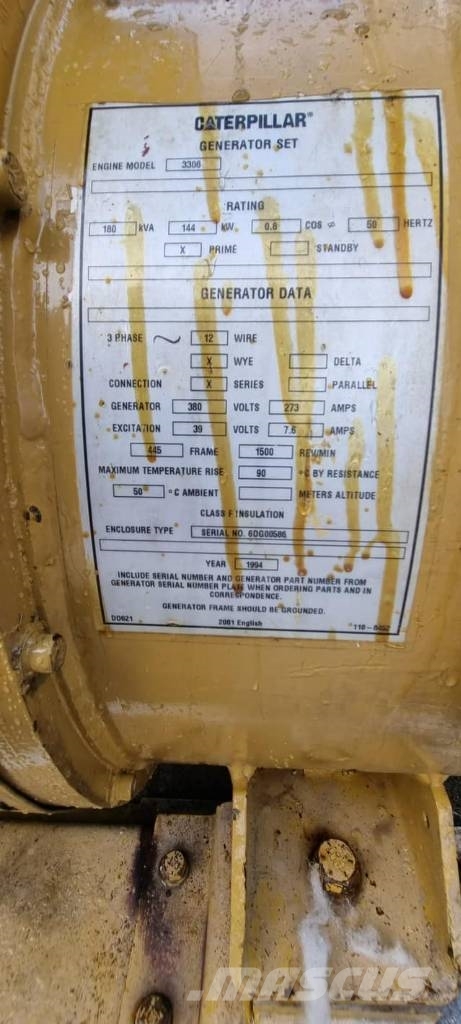 CAT 3306 Marine auxiliary engines