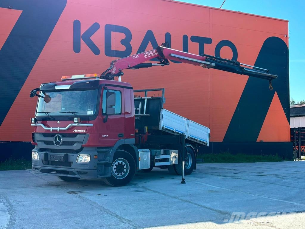 Mercedes-Benz Actros 1832 4x2 FASSI F135A22 / BOX L=3707 mm Camiones grúa