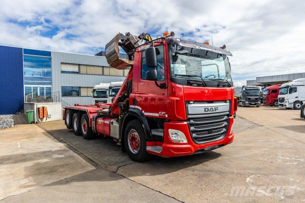 DAF CF 440 FAK-8x2 + Palfinger Epsilon Q180 Z95TR Horgos rakodó teherautók