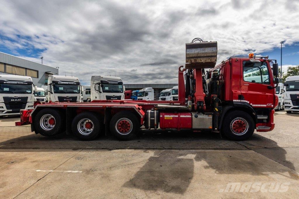 DAF CF 440 FAK-8x2 + Palfinger Epsilon Q180 Z95TR Konksliftveokid