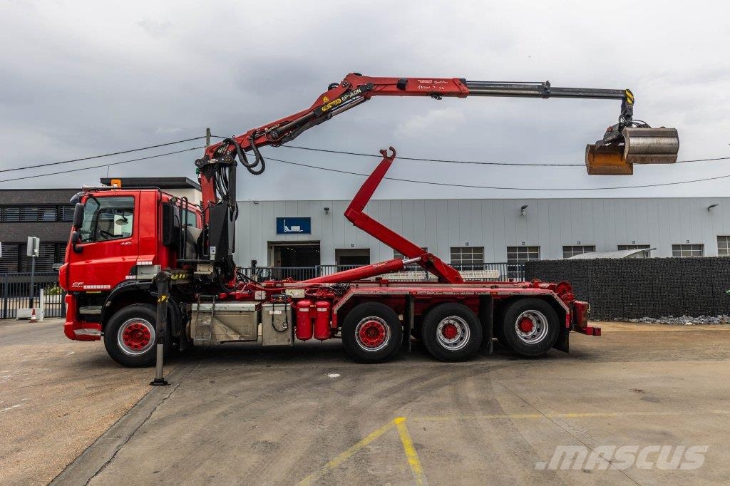 DAF CF 440 FAK-8x2 + Palfinger Epsilon Q180 Z95TR Horgos rakodó teherautók