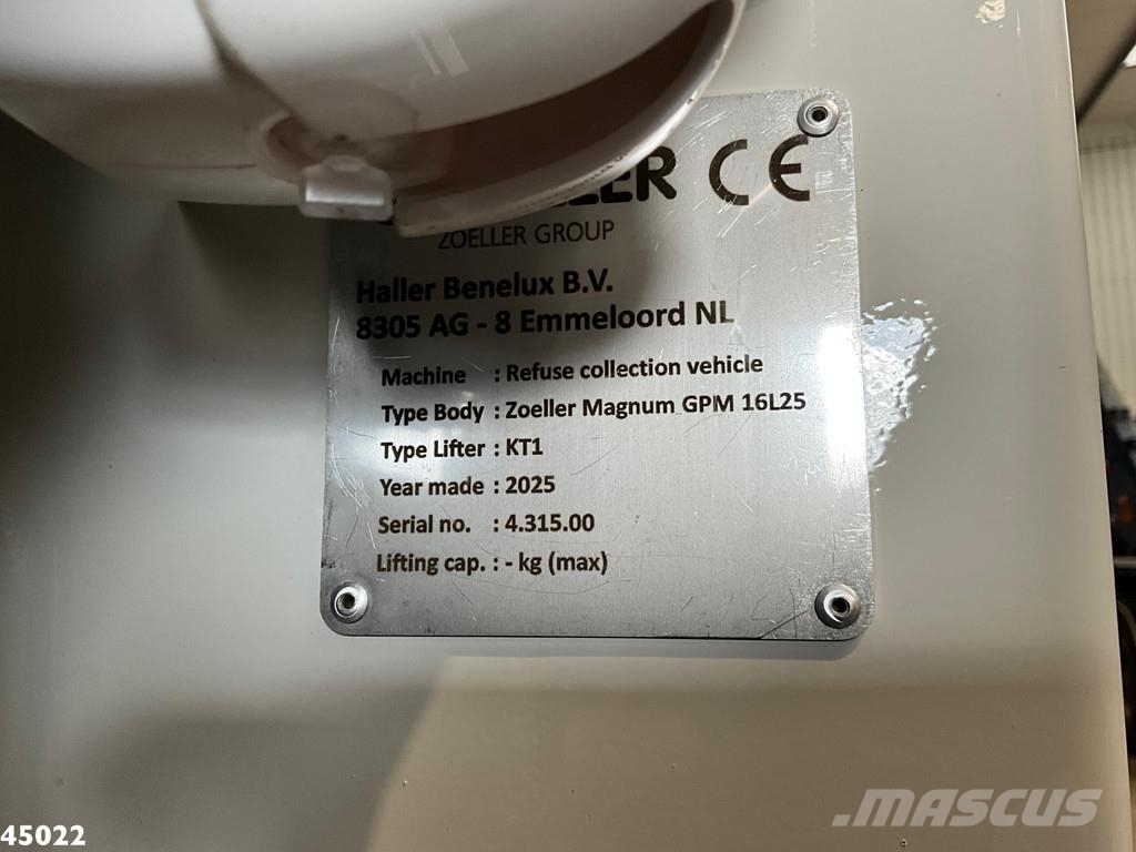 Mercedes-Benz Actros 2536 Zoeller Hiab 23 Tonmeter laadkraan Jäteautot