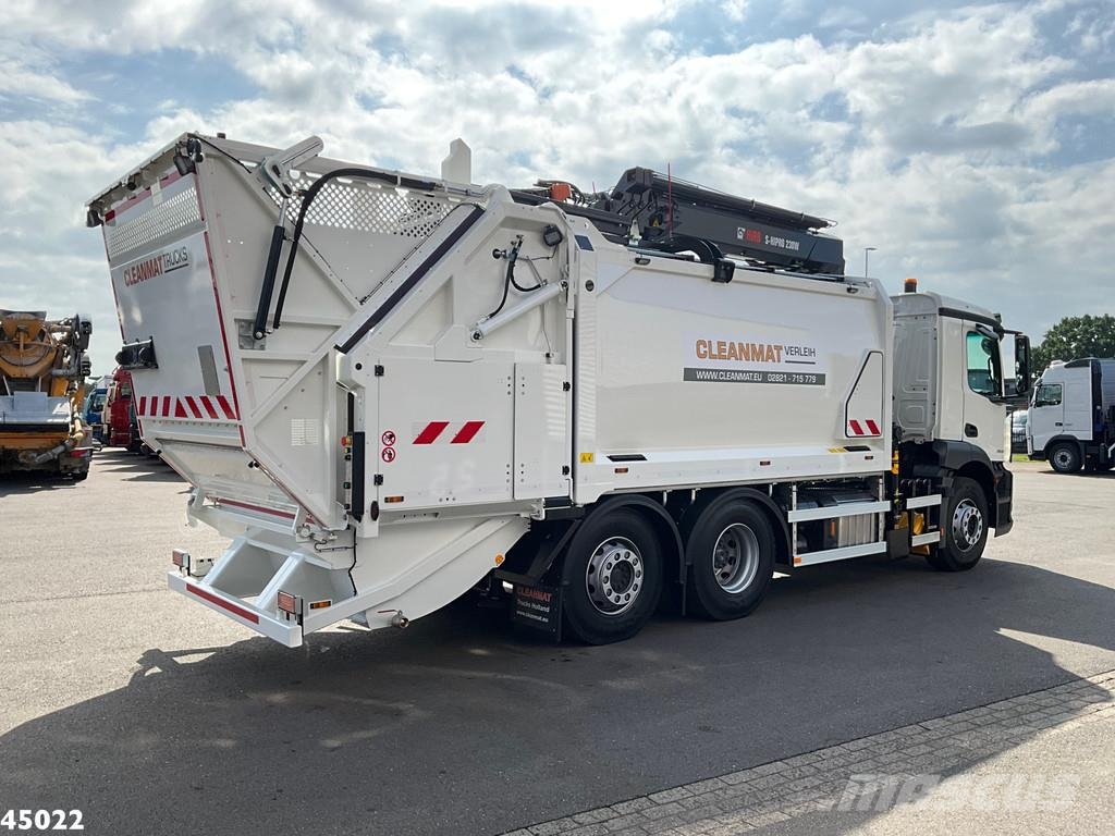 Mercedes-Benz Actros 2536 Zoeller Hiab 23 Tonmeter laadkraan Jäteautot