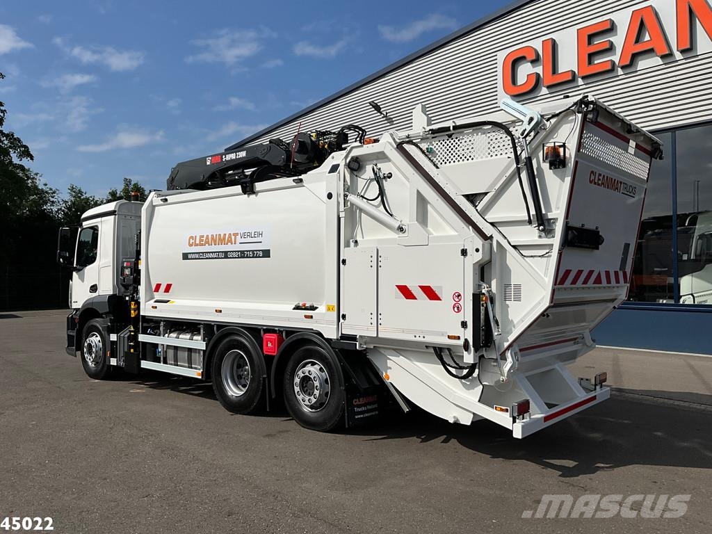 Mercedes-Benz Actros 2536 Zoeller Hiab 23 Tonmeter laadkraan Jäteautot