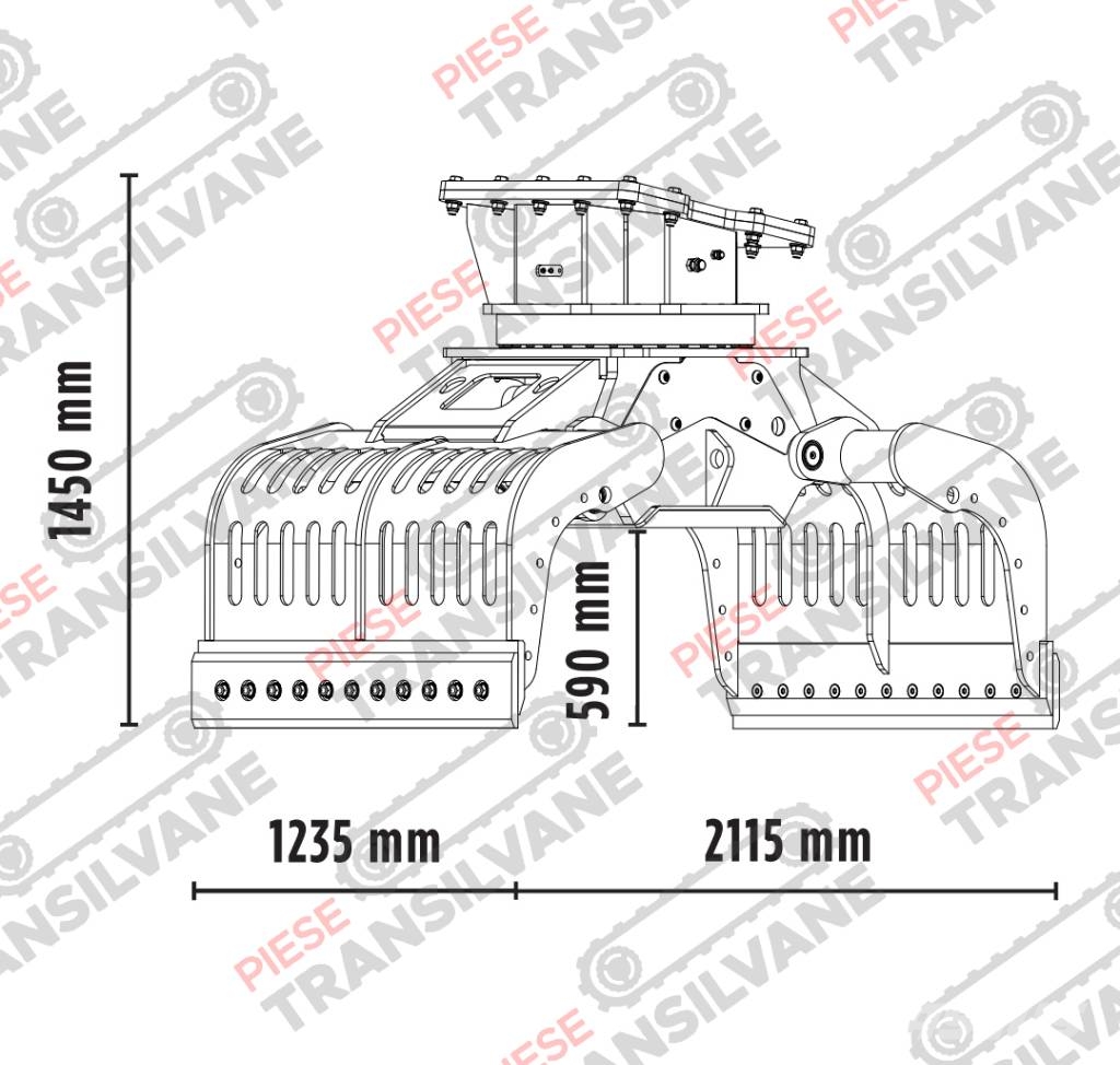 MB Crusher MB-G1200 S4 مكونات أخرى
