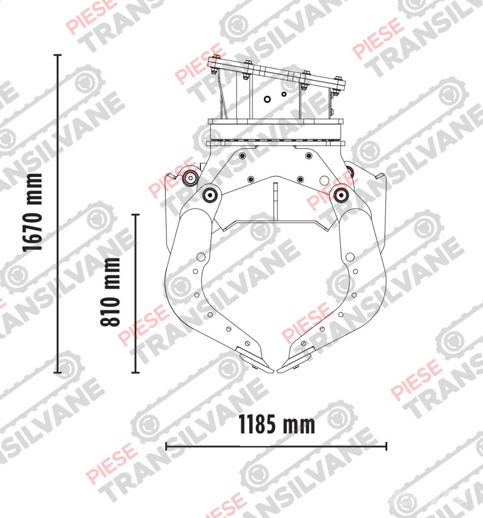 MB Crusher MB-G1200 S4 مكونات أخرى