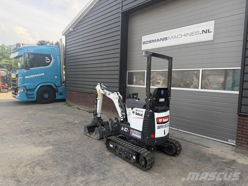 Bobcat E10 z minigraver 2026 - 120 uur €290 LEASE Mini kotrók < 7t