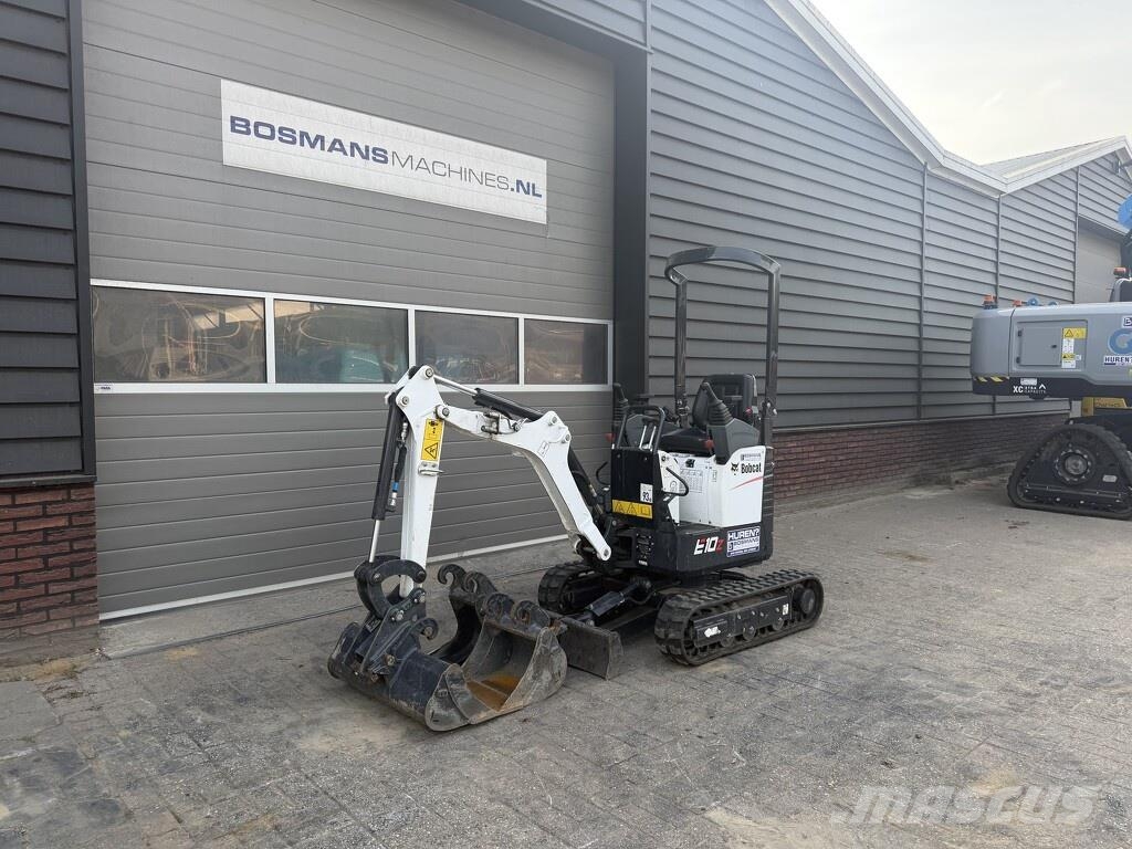 Bobcat E10 z minigraver 2026 - 120 uur €290 LEASE Mini kotrók < 7t