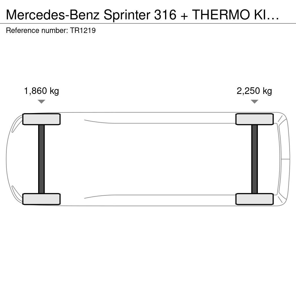 Mercedes-Benz Sprinter 316 + THERMO KING Skap FRC