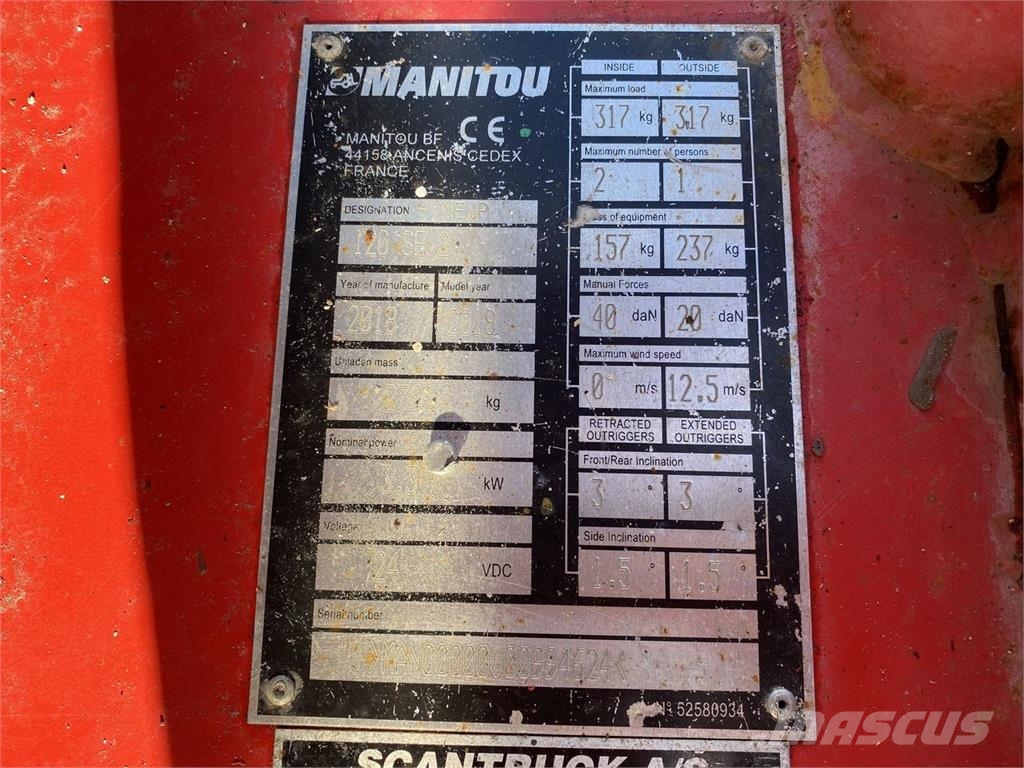 Manitou 120SE シザースリフト