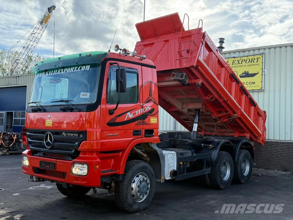 Mercedes-Benz Actros 3346 MP2 Kipper 6x6 Manual Gearbox V6 Big A, 2003 ...