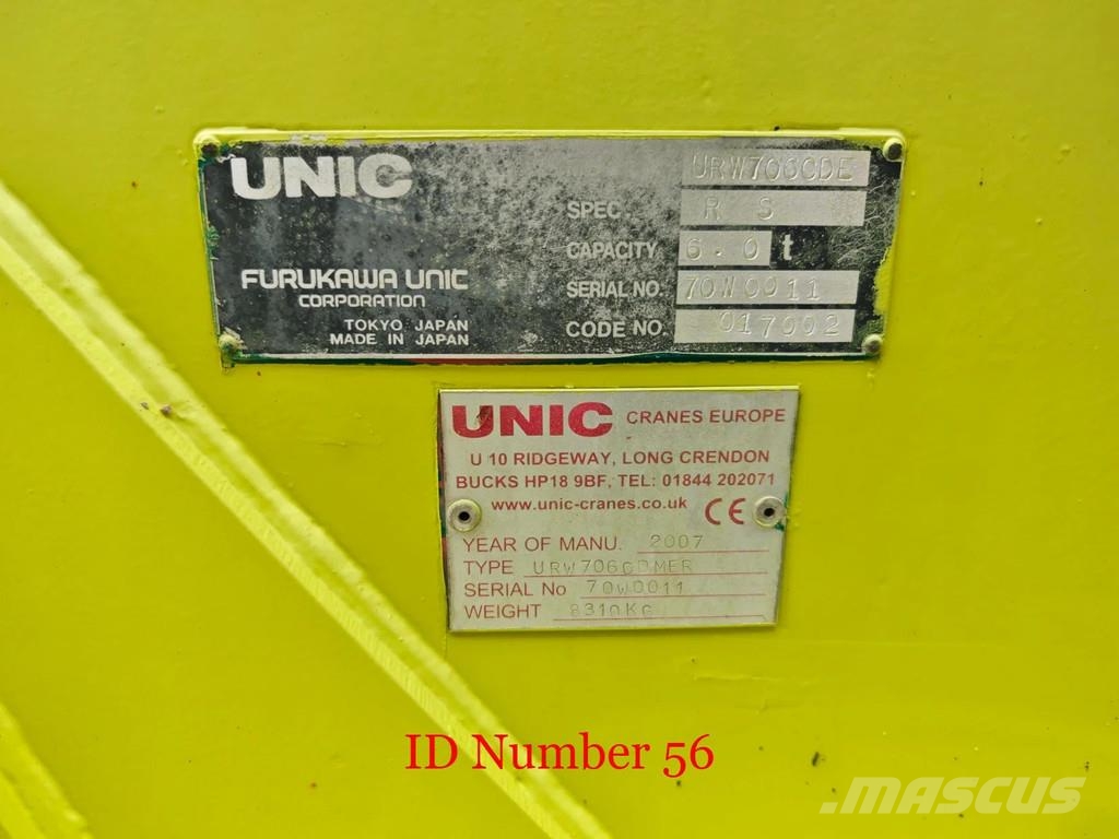 Unic URW 706 CDE Міні-крани