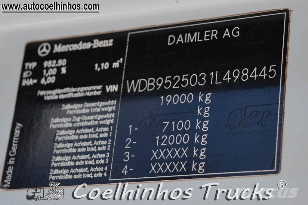 Mercedes-Benz 1823 Axor Φορτηγά Kαρότσα με ανοιγόμενα πλαϊνά