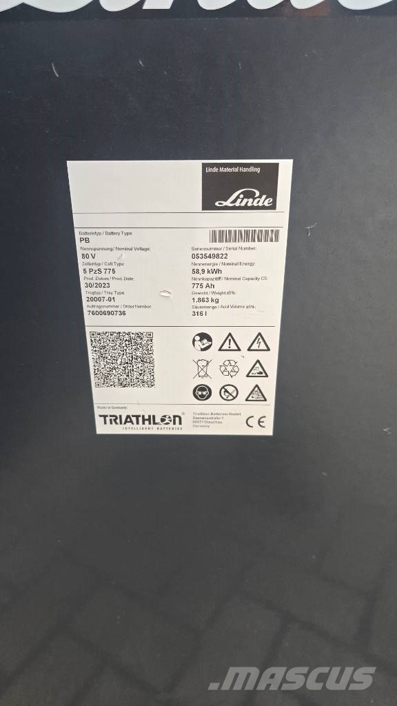 Linde E35 شاحنات ذات رافعات شوكية تعمل بالكهرباء