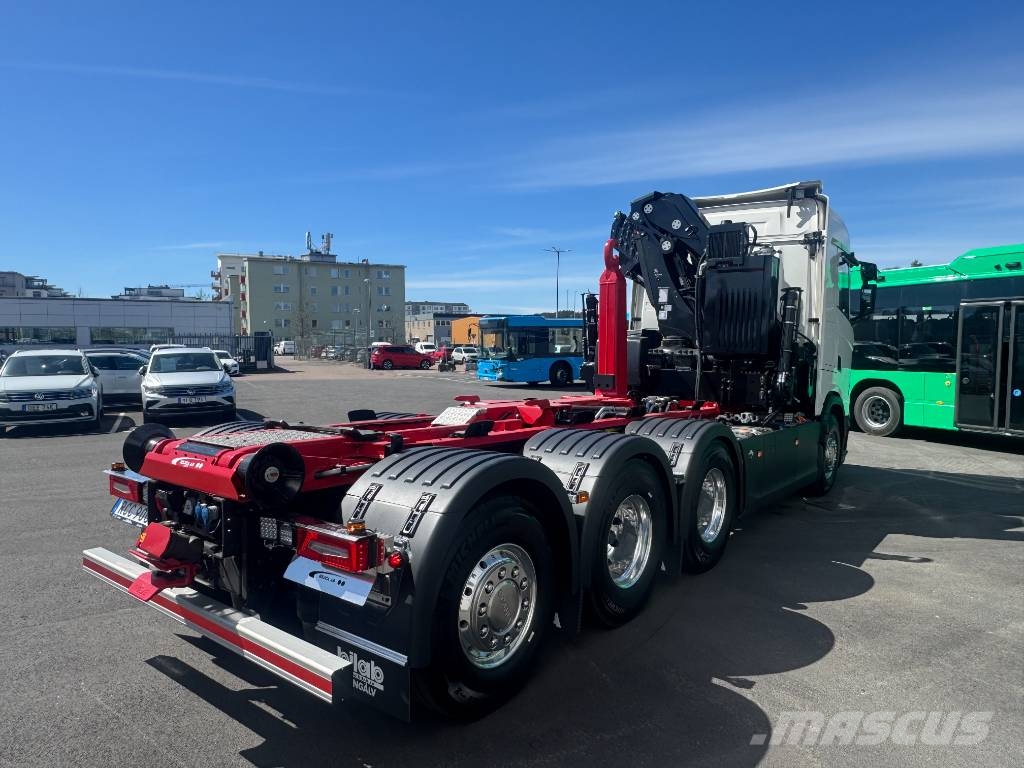 Scania S 660 8x4*4 Kranväxlare HIAB 302 Camiones grúa