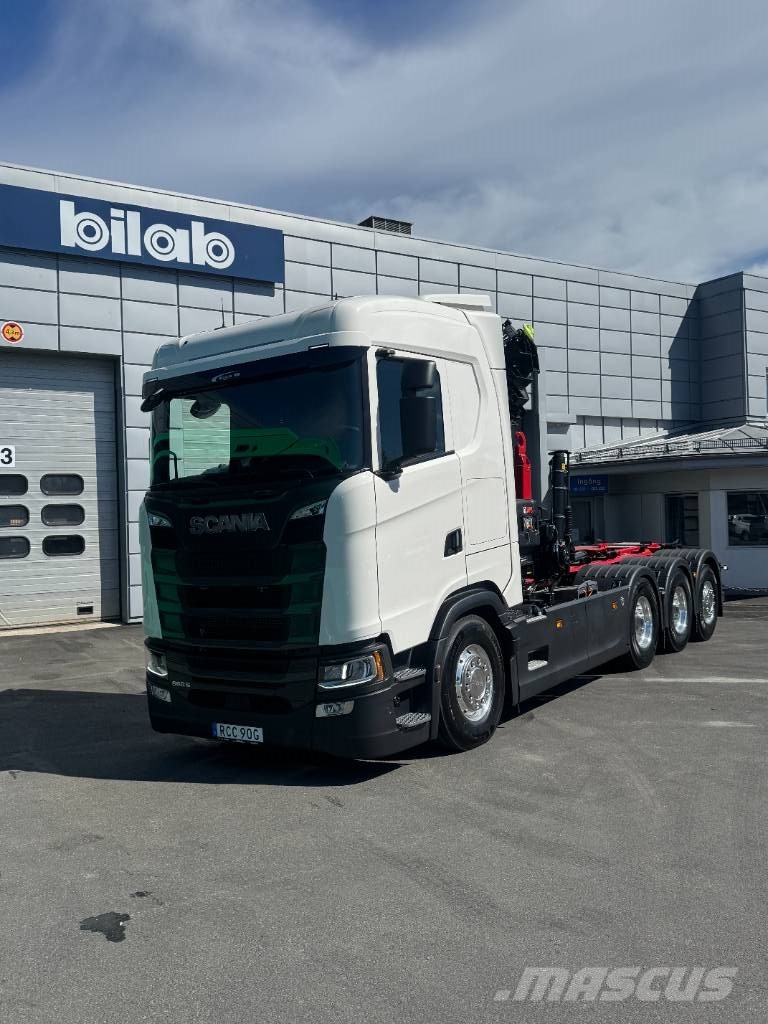 Scania S 660 8x4*4 Kranväxlare HIAB 302 Camiones grúa
