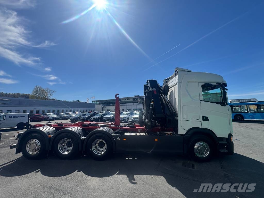 Scania S 660 8x4*4 Kranväxlare HIAB 302 Camiones grúa