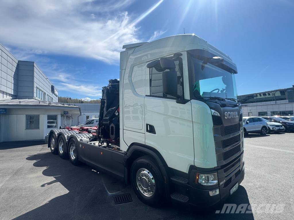 Scania S 660 8x4*4 Kranväxlare HIAB 302 Camiones grúa