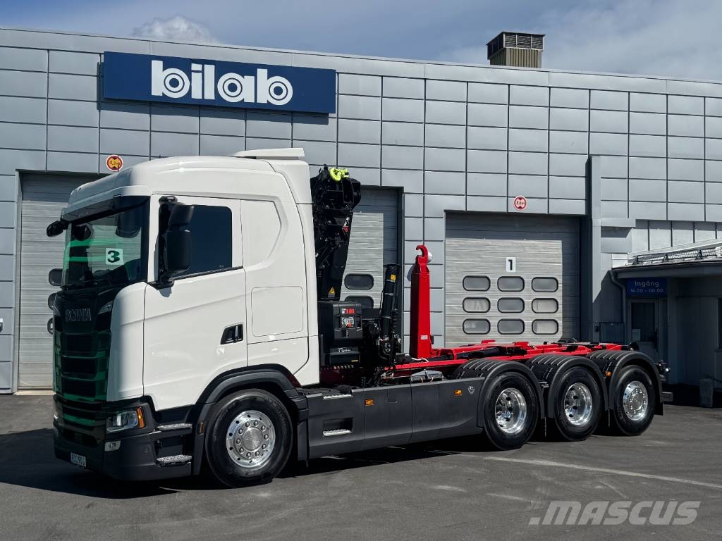 Scania S 660 8x4*4 Kranväxlare HIAB 302 Camiones grúa