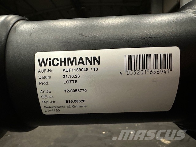 CNH WICHMANN NEW CARDAN DRIVE SHAFT Chassis og suspension