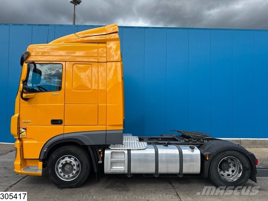 DAF XF 480 EURO 6d, Standairco, ACC 트랙터 유닛