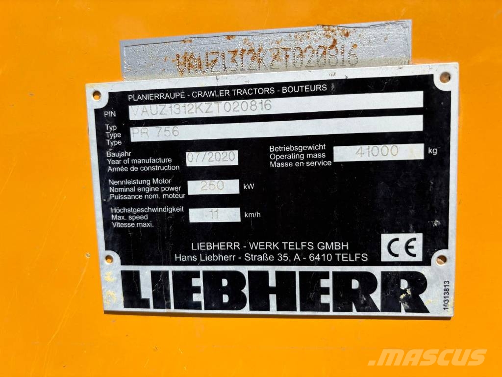 Liebherr PR 756 RIPPER Pásové dozéry