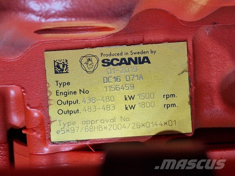 Scania DC16 071A Motoren