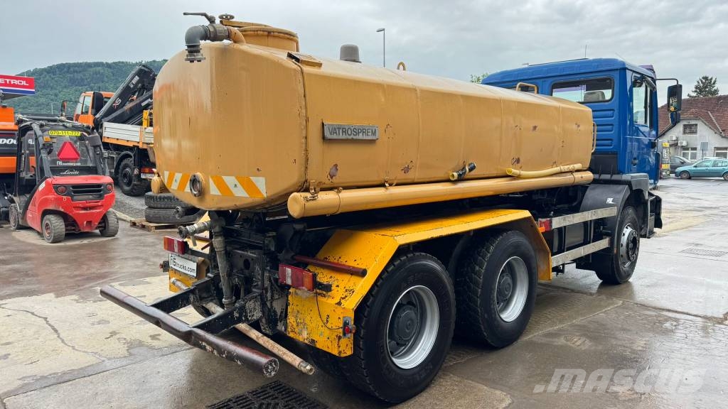 MAN 27.293 6x4 water tank - full spring - 9000L Tankbiler