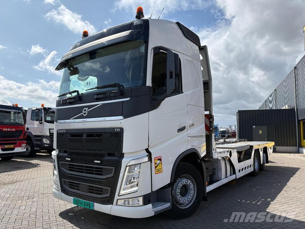 Volvo FH 500 + HYDRAULIC PLATFORMS + WINCH + REMOTE + 6X Autotransportere / Knæklad