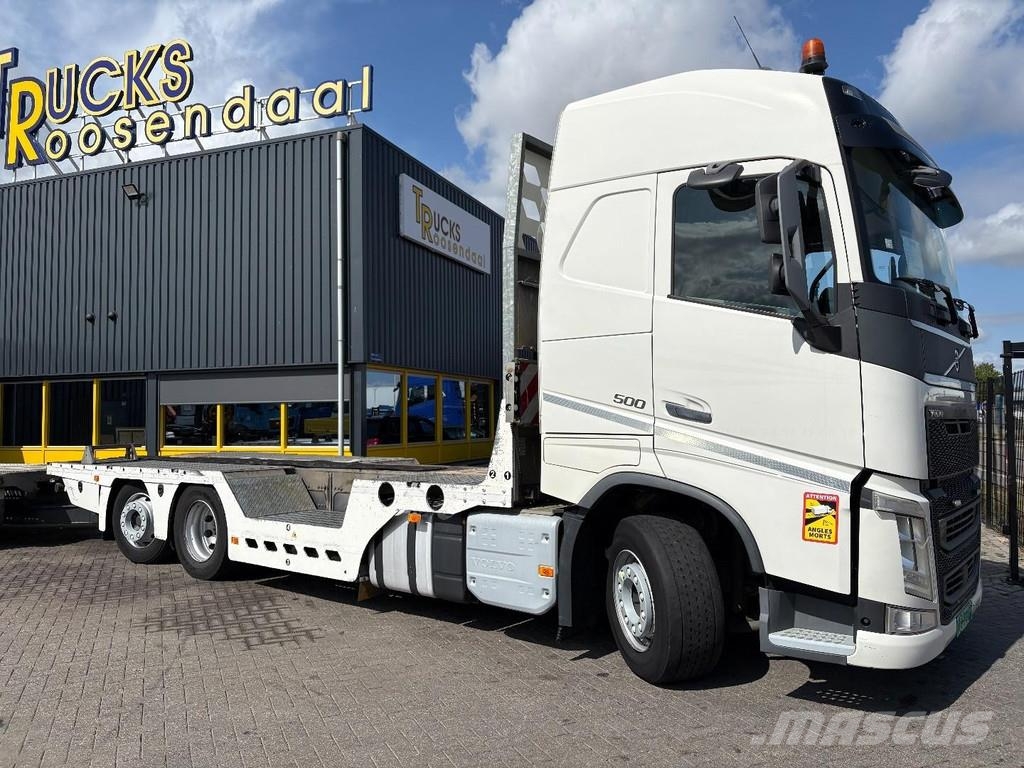 Volvo FH 500 + HYDRAULIC PLATFORMS + WINCH + REMOTE + 6X Autotransportere / Knæklad