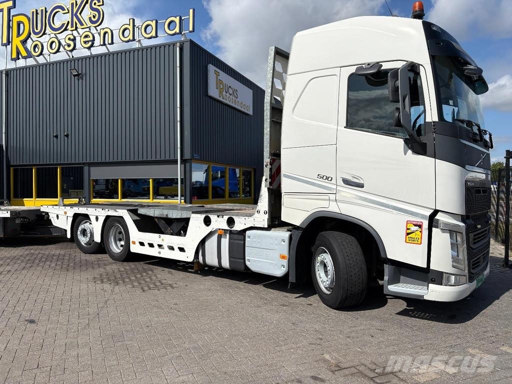 Volvo FH 500 + HYDRAULIC PLATFORMS + WINCH + REMOTE + 6X Autotransportere / Knæklad
