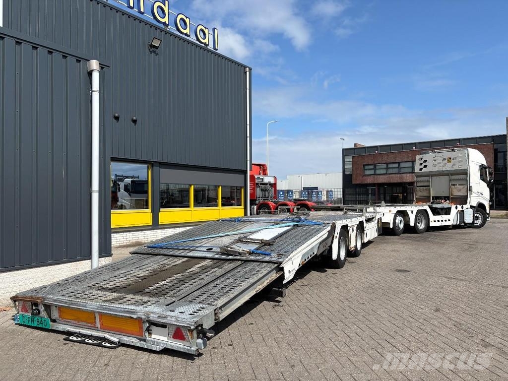 Volvo FH 500 + HYDRAULIC PLATFORMS + WINCH + REMOTE + 6X Autotransportere / Knæklad
