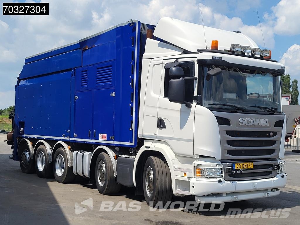 Scania G490 G 10X4 NL-truck LONGO Suction excavator Saugb Camion autospurgo