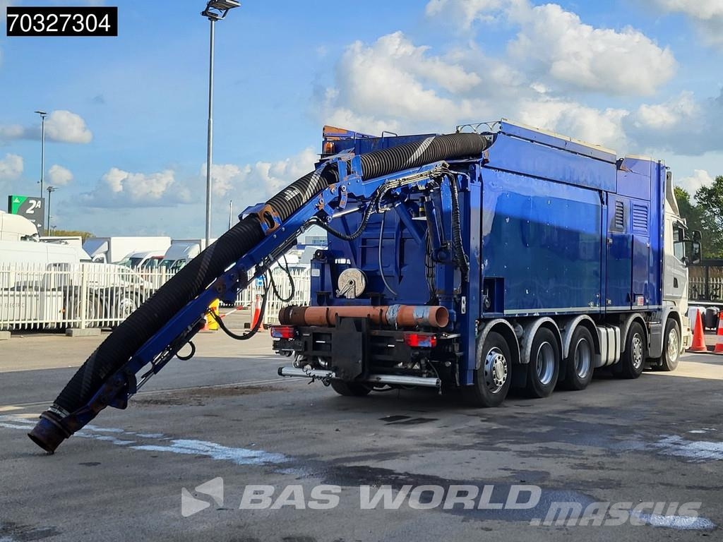 Scania G490 G 10X4 NL-truck LONGO Suction excavator Saugb Camion autospurgo