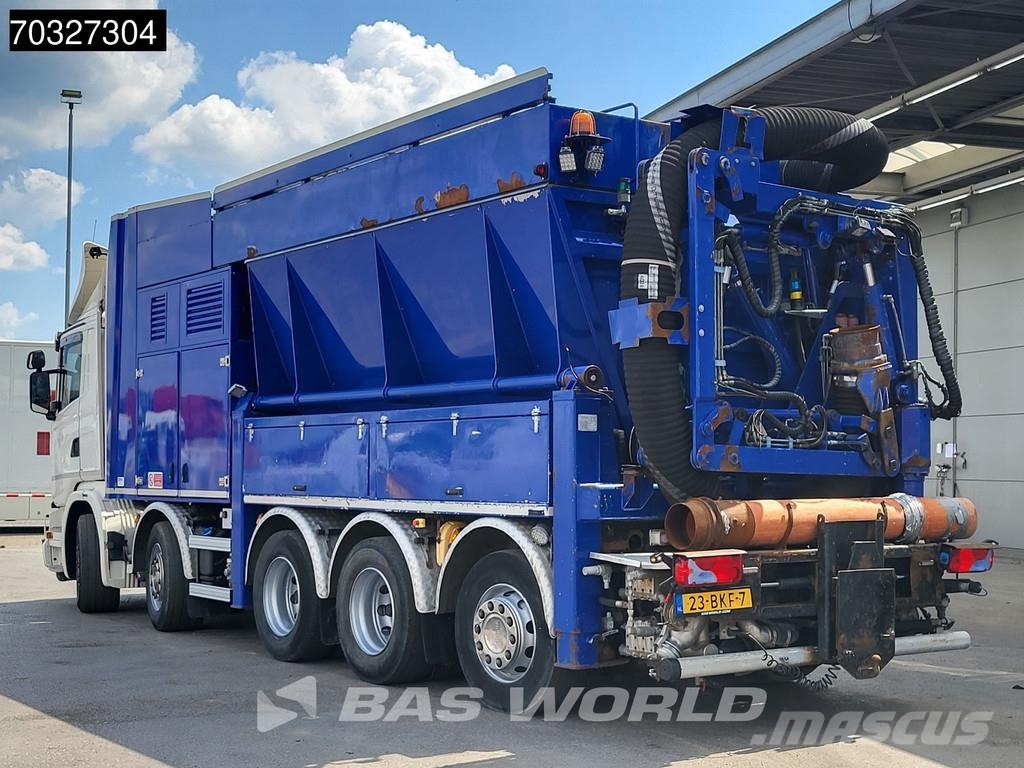 Scania G490 G 10X4 NL-truck LONGO Suction excavator Saugb Camion autospurgo