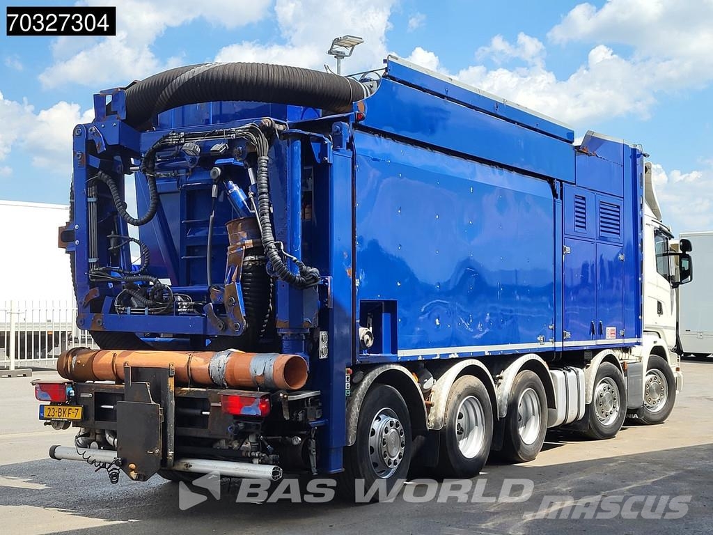 Scania G490 G 10X4 NL-truck LONGO Suction excavator Saugb Camion autospurgo