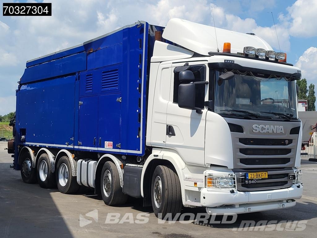 Scania G490 G 10X4 NL-truck LONGO Suction excavator Saugb Camion autospurgo