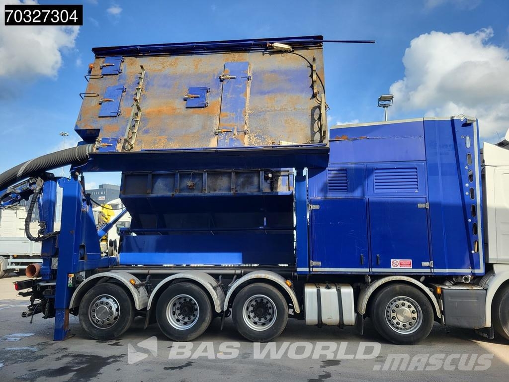 Scania G490 G 10X4 NL-truck LONGO Suction excavator Saugb Camion autospurgo